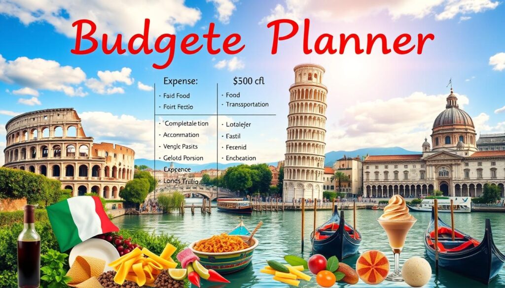 italy trip budget