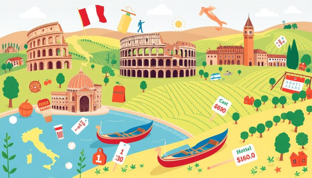 italy trip finances