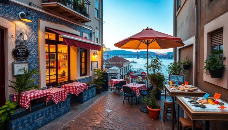 small seafood restaurant in lisbon portugal