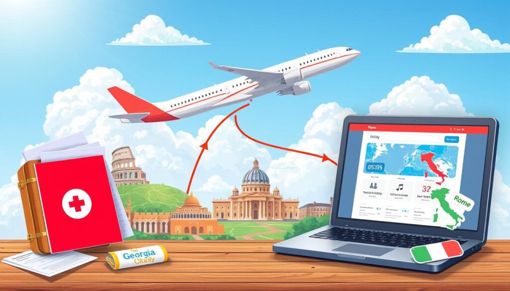 Booking Flights from Georgia to Rome Booking Flights from Georgia to Rome