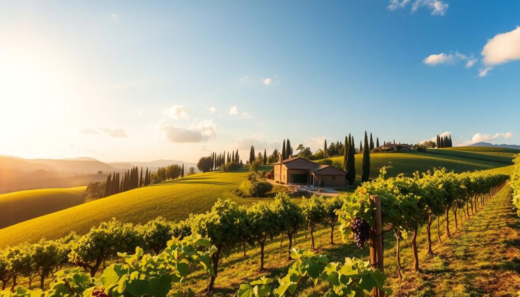 Brunello Wine Vineyards in Montalcino Brunello Wine Vineyards in Montalcino