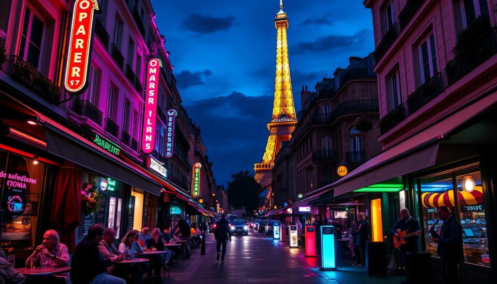 Paris Nightlife Scenes Paris Nightlife Scenes