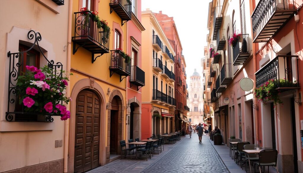 malaga old town malaga old town