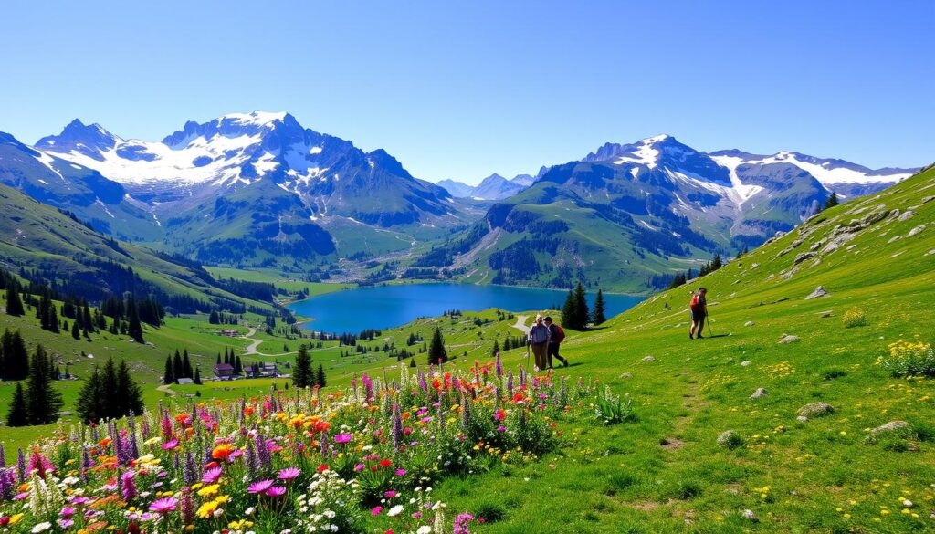 Alpine Destinations in Spring Alpine Destinations in Spring