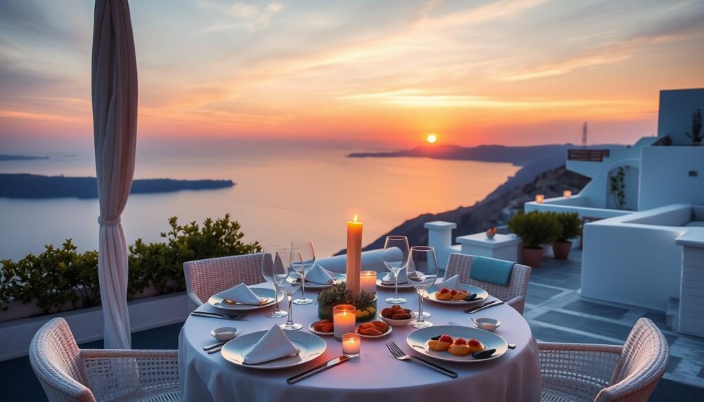 Santorini Resort Dining Experience Santorini Resort Dining Experience