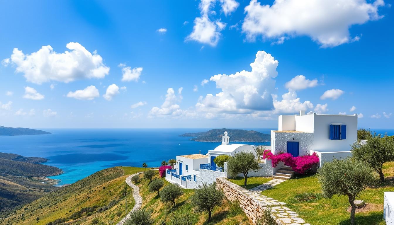 Greek island andros