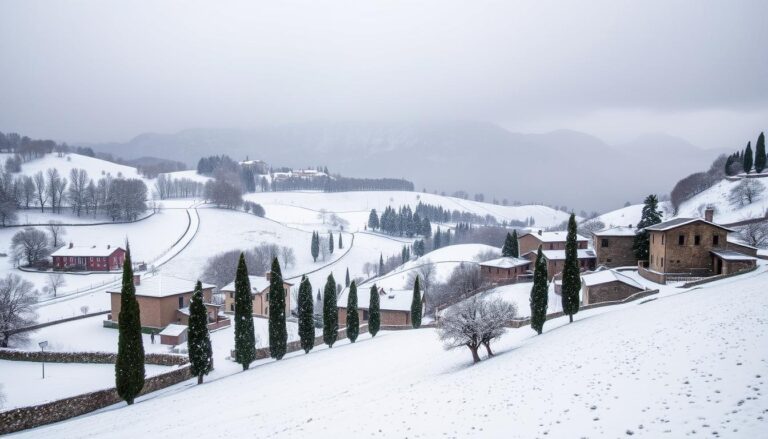 does it snow in italy