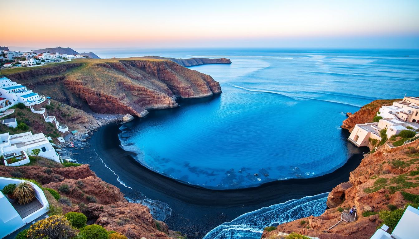 santorini beaches